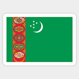 Turkmenistan flag Sticker